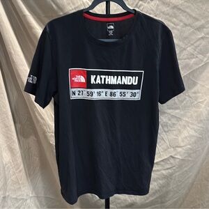 The North Face Kathmandu Black Short Sleeve Tee Essential Casual Wear